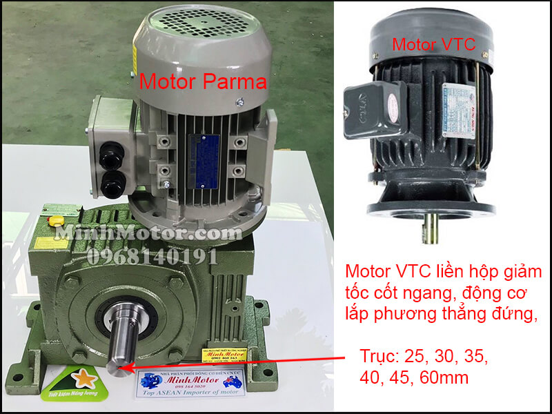 Lắp đặt động cơ VTC 3 pha 220v 