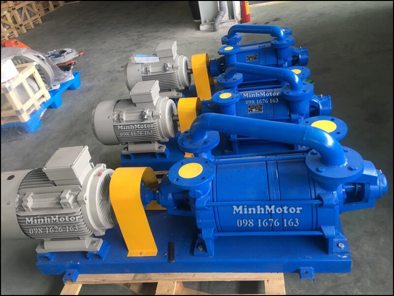 Bản vẽ hình học Bơm chân không vòng nước 15kw 20HP 20 ngựa
