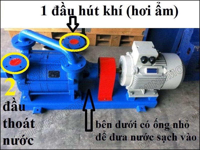 Bơm chân không vòng nước 37kw 50HP 50 ngựa