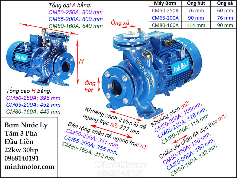 Bản vẽ lắp đặt máy bơm 30Hp CM