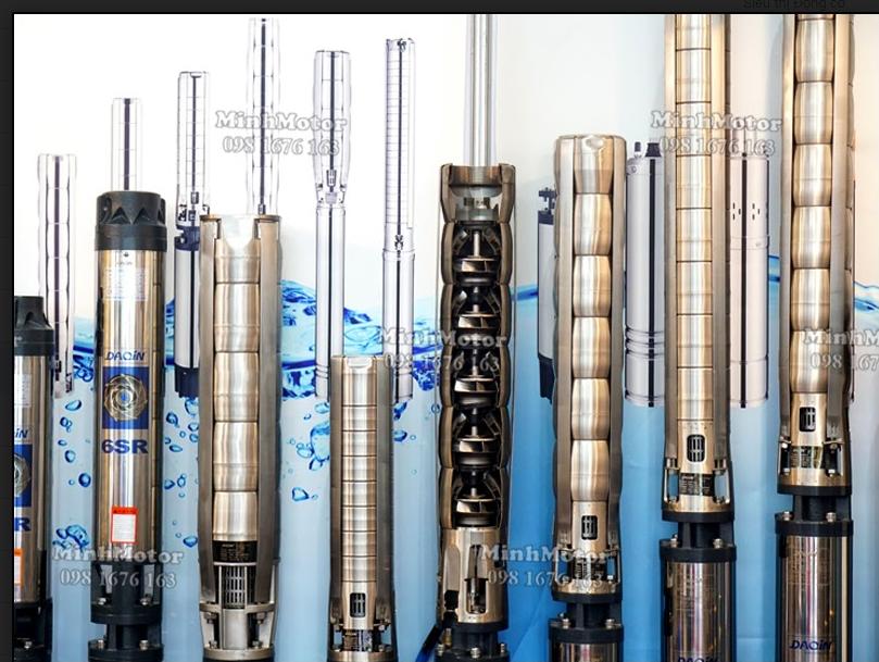Máy bơm 0.75 ngựa 1 pha STM chìm toàn thân Inox