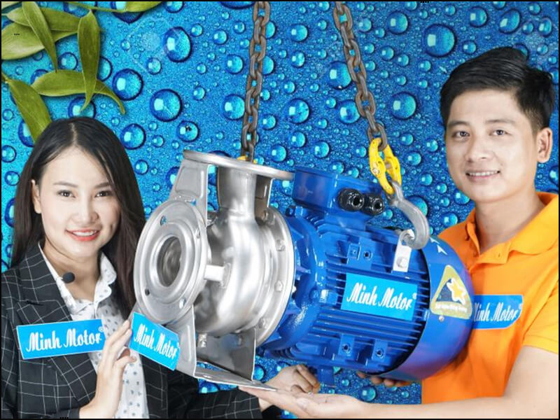 Máy Bơm 20Hp 15kw 20 ngựa đầu inox bơm hóa chất