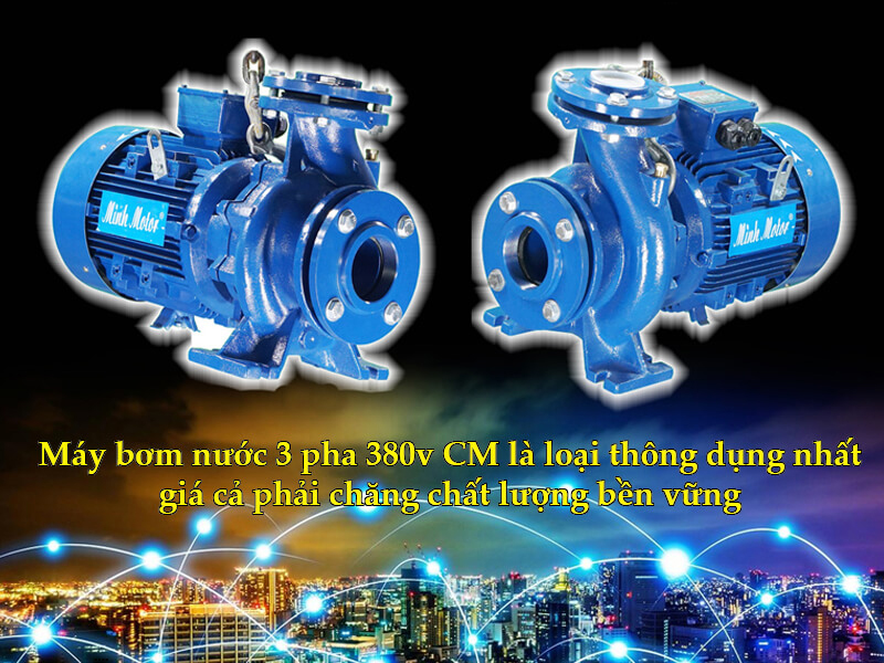 Máy bơm nước 3 pha 20Hp 15kw 20 ngựa