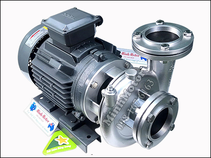 Máy bơm Teco Inox 4kw 5.5hp, loại inox dày tuổi thọ tới 8 năm.