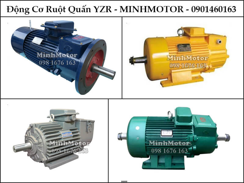 Động cơ rotor dây quấn YZR 75kw 100HP 4 cực điện