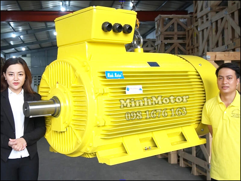 dong co dien 3 pha 60hp 45kw 6 cuc dien 900 960 1000 vong phut