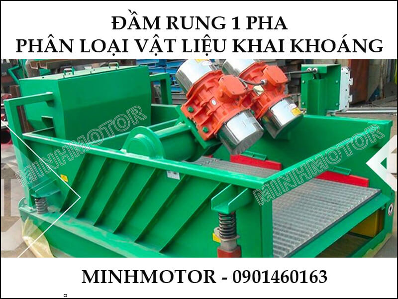 Đầm Rung 1 Pha 200w trở xuống phân loại vật liệu khai khoáng