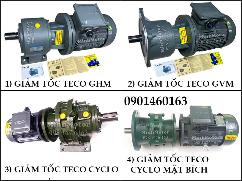 Động Cơ Giảm Tốc Teco 30kw 40HP Trục Thẳng