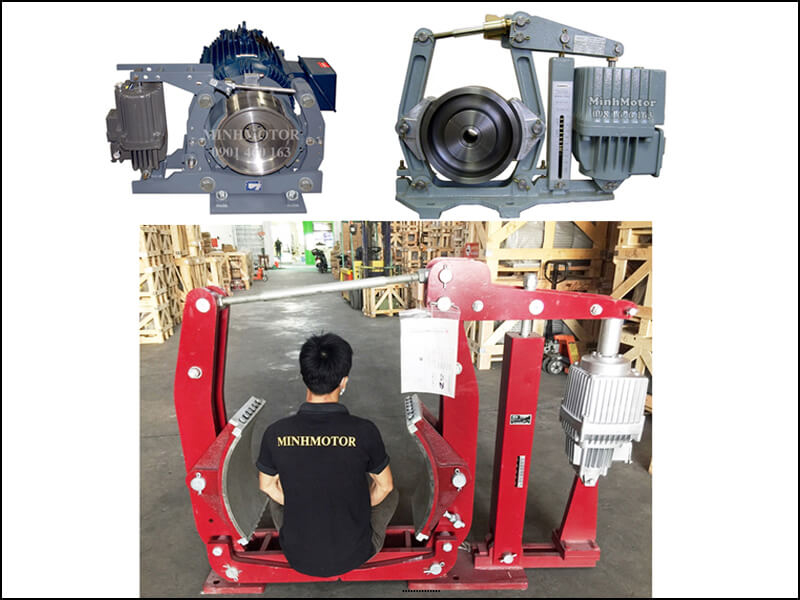 Motor phanh 18.5kw 25HP 25 ngựa thiết kế từ phanh thủy lực cầu trục