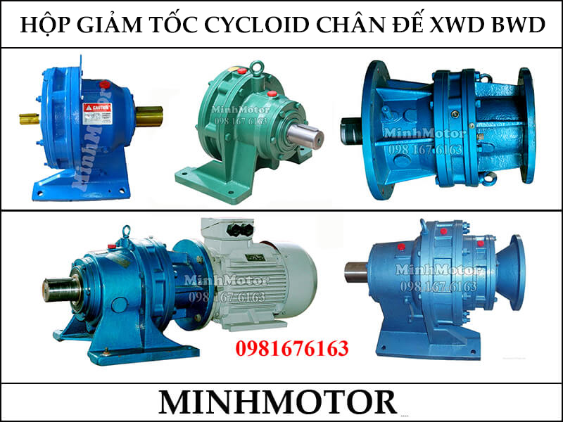 Giảm Tốc Cyclo Chân Đế XWD, BWD 5.5Kw 7.5Hp