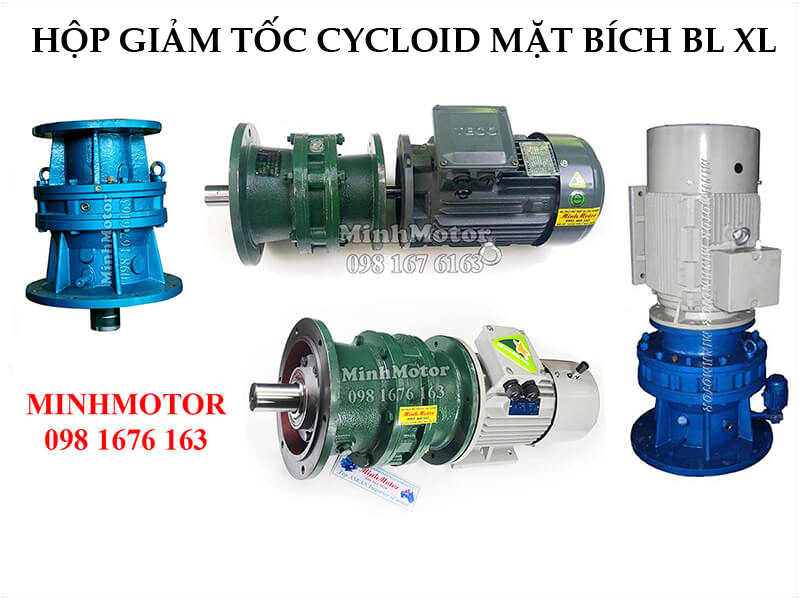 Giảm Tốc Cycloid Mặt Bích BL XL 5.5Kw 7.5Hp