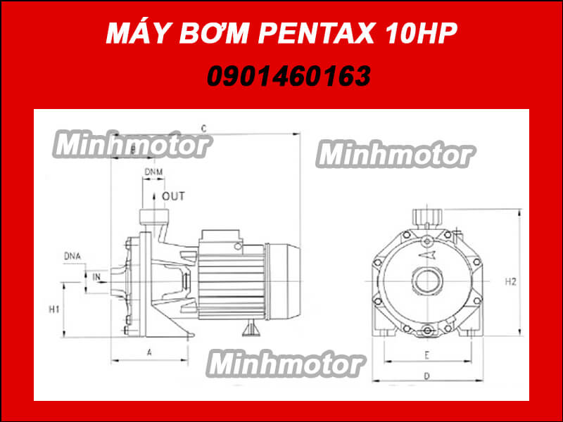 Máy Bơm Pentax 10HP