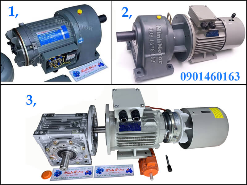 motor giảm tốc có thắng
