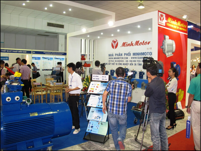 hội chợ triển lãm cơ điện motor giảm tốc