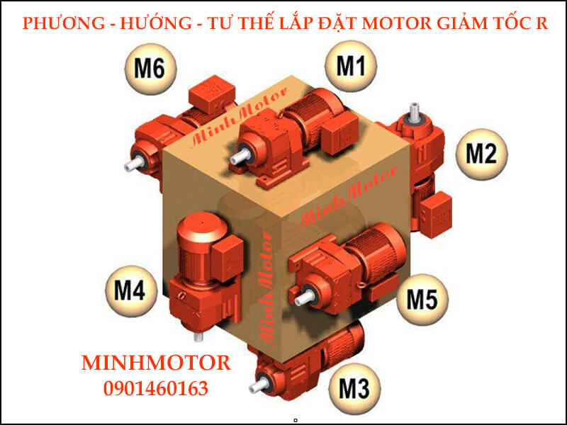 Lắp đặt, thiết kế Motor Giảm Tốc 11kw 15HP trục thẳng R