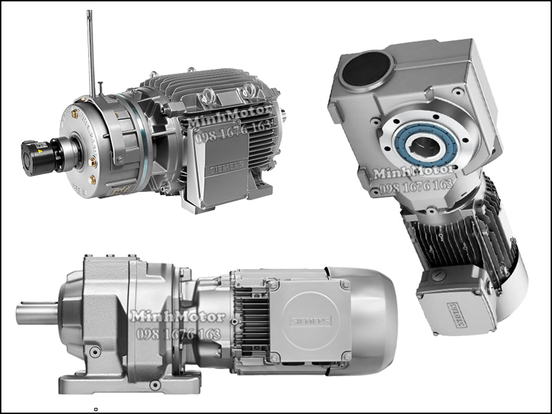 Motor giảm tốc Siemens 4kw 5.5HP 5.5 ngựa